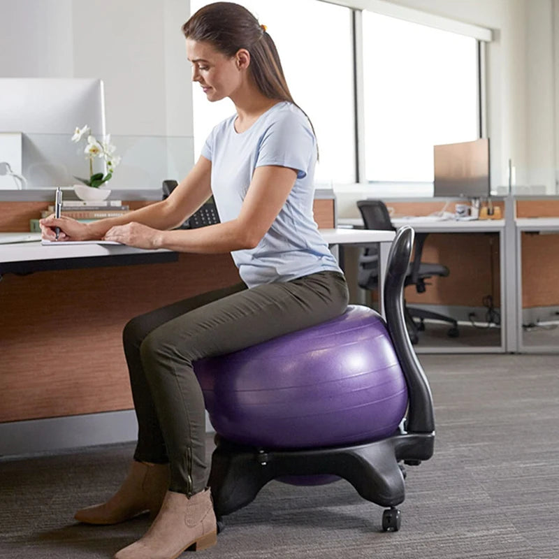 Living Room Balance Yoga Ball Chair - Fitness Lounge & Modern Armchairs